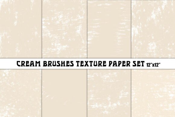 Elevating Creative Projects with the Cream Brushes Texture Paper Set