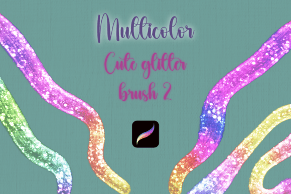 Elevating Digital Aesthetics: The Strategic Value of the Multicolor Glitter Brush for Procreate