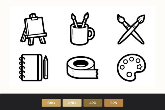 Integrating Drawing Easel Brushes Notebook Paint Assets into Creative Workflows