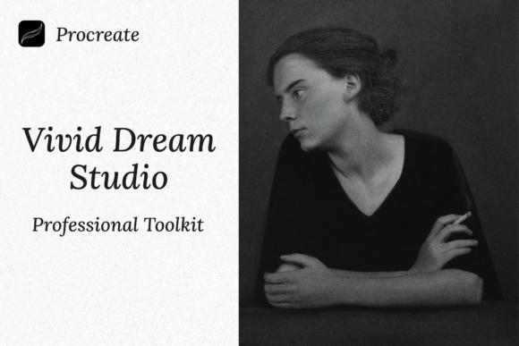 Procreate Vivid Dream Studio: Mastering Dramatic Monochrome Portraits